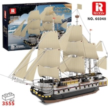 Reobrix Technic 66048 İngiliz Kraliyet Donanması Gemisi Yaratıcı Yapı Blok Seti Endea Vor Sailing Ship - 3555 Parça