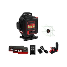 Attlas Atll4d-502c 4x360 Yeşil Lazer Hizalama Cihazı 2x5,2 Ah Akülü - A106080