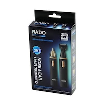 Kare Gövde - Kapaklı 2 Başlık Burun-kulak-yanak Kıl Tüy Alma- Favori-ense Çizim Makinesi Usb Şarjlı Rd-3138 5496