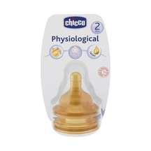 Chicco Fizyolojik Kauçuk Akış Ayarlı 2 Ay+ Biberon Emziği
