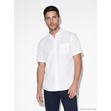 Lcwaıkıkı Classic Beyaz Regular Fit Armürlü Erkek Gömlek Lcwaıkıkı Classic Beyaz Regular Fit Armürlü Erkek Gömlek