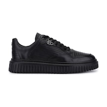 Tamer Tanca Erkek Siyah Deri Sneakers & Spor Ayakkabı 352 23180 Erk Ayk Sk25-26 Sıyah Dr Siyah