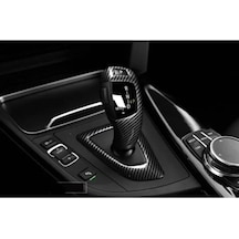 Bmw F20 F30 Vites Kaplama Karbon Fiber 3 Serisi F20 F30 Otomatik Vites Trim Çerçeve İç Konsol Akse Siyah
