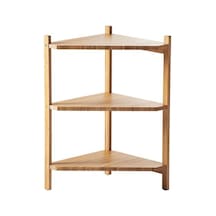 Bambu Banyo Raf Ünitesi 34X60 Cm Meridyendukkan Üçgen Model Banyo Diğer