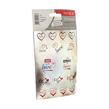 Tanex Sılver Kalp Etiketi-6 2 Ad. Tnx-346