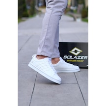 Solazer 058 Beyaz Erkek Sneaker Ayakkabı Beyaz