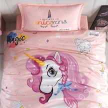 Genç Ranforce Tek Kişilik Nev Takımı Pink Dreams Pudra Renkli