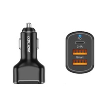 Uslıon Max 30W Çift Usb ve Pd Araç Şarj Cihazı