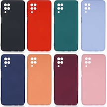 Samsung Galaxy Uyumlu A12 Kilif Içi Kadife Disi Mat Lansman Kapak 502983601