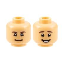 Minifigür Parçaları: Kafa: 3626pb3160