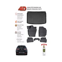 Seat İbiza 2004 Model Araca Özel Kokusuz Paspas Takımı + Bagaj Havuzu