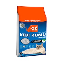 4 Adet Ak Kedi Kumu Aktif Karbon Ve Fresh Kokulu 5 L