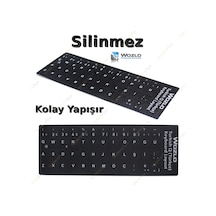 Wozlo Türkçe Q Klavye Etiketi Laptop Pc Sticker