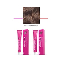 Hubrendy Tedarik 2 Li Set Premium 9.07 Kahve Köpüğü - Kalıcı Krem Saç Boyası 2 X 50 G Tüp