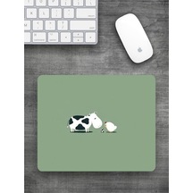 Illustrasyon Baskılı Dikdörtgen Mouse Pad 36