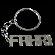 Fahri - 255 - - Spt-gld - İsimli Anahtarlık Çok Renkli