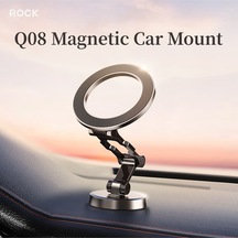 Q08 Teleskobik Magsafe Araç Tutucu Siyah