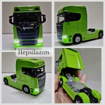 Scania Kafa Oyuncak Tır Taşıyıcı Scania Yeşil
