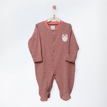 Andywawa Bebek Esnek Tulum Çizgili - Andywawa - Mercan - 3-6 Ay - Ac27191-mercan-3-6 Ay