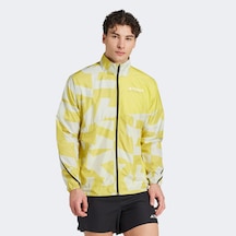 Adidas Terrex Multi Printed Wind Erkek Ceket Jd8431 Sarı