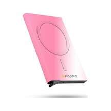 Wrapsol Magsafe Mekanizmalı Kartlık Rfid Korumalı Alüminyum Otomatik Kredi Kartlık Renkli Parlak Saks Mavi Metalik Pembe Metalik Pembe