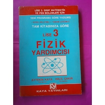 Lise 3 Fizik Yardımcı Açıklamalı Çözümlü