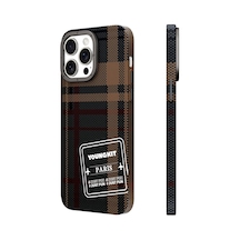 Iphone Uyumlu 14 Pro Kılıf Ekose Desenli