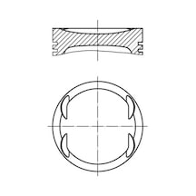 Piston Segman - Alfa Romeo Gtv, 156, Spider, 166 - Koneks-200430 35765157