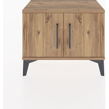 Arges Komodin Tek Raflı 2 Kapaklı 60x30x48 Çam-çam Çam