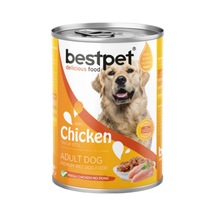 Bestpet Sos İçinde Parça Tavuk Etli Yetişkin Köpek Konservesi 400gr