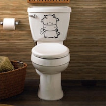 Wc Klozet için Su Aygırı Sticker Yapıştırma Model1