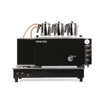 Osmanlı Set 3 Demlikli Gaz+elektrik Çay Kazanı + 3 Adet Çelik Demlik