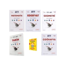 Limit Ayt Matematik Edebiyat Geometri Tarih Ve Coğrafya Soru Bankası 5li Set + Planlama Defteri