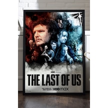 The Last Of Us Siyah Ahşap Çerçeveli Poster, Dekoratif Dizi Duvar Tablosu