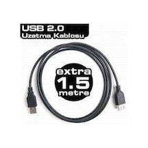 1.5 Metre 1.5Mt Usb Uzatma Kablosu Usb Uzatma Erkek Dişi Kablo