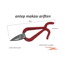 Antep Makası Kuyumcu Makası Teneke Makası Hobi Makas Kırmızı