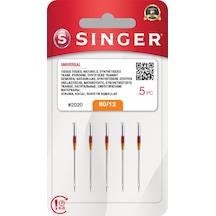 Singer Ev Tipi Dikiş Makine İğnesi 12 Numara 2020-80/12