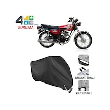 Shinari Taipar 100Cc Motosiklet Brandası ( Kilit Uyumlu - Siyah