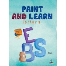 Paint and Learn:  Letters - Boya ve Öğren- Otantik Kitap