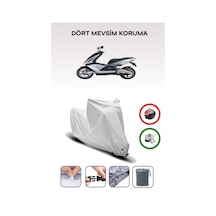Gri Kilit Uyumlu Aprilia Area 51 Uyumlu Motosiklet Brandası Su Geçirmez