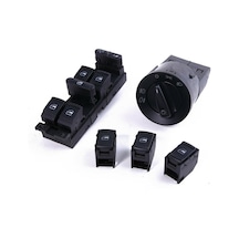 Volkswagen Bora Cam Açma Düğmesi Far Anahtarı Takım 1998-2005