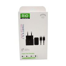 Rio Tech Rıo-r25 25w Hızlı Şarj Adaptörü Ve Usb-c Kablo Seti
