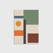 Geometrik Bloklar 1 Çerçevesiz Poster Duvar Dekorasyonu Pn11p198