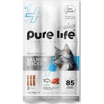 Purelife Plus Somonlu Kedi Ödül Çubukları 15 G