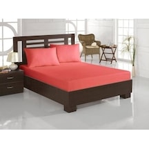 Aslans Ranforce Tek Kişilik Lastikli Çarşaf Mercan