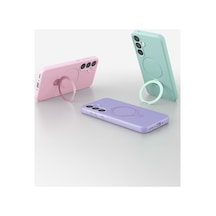 Galaxy A25 5g Regal Magsafe Standlı Kapak - Turuncu