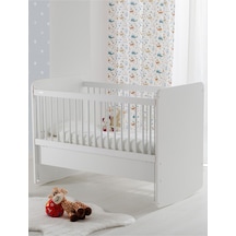 Bw1075 - Pratik Anne Yanı Sallanır Beşik Beyaz 60x120 Beyaz