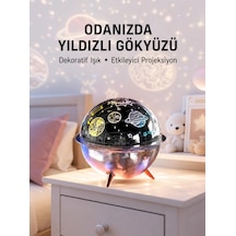 Mey İthalat Galaksi Ve Yıldız Efektli Nemlendirici Işık Projektörü Yeni Nesil