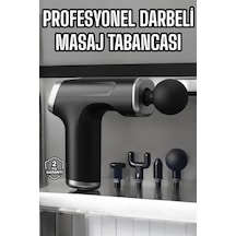Tabancası 4 Başlıklı Kas Ve Vücut Ağrıları İçin Şarjlı Darbeli