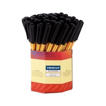 Pensan Tükenmez Kalem Office Pen Siyah 1010 Çok Renkli